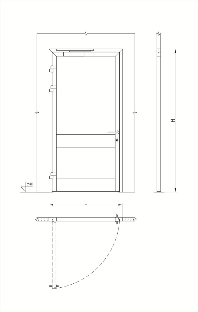 Doors special swing single-leaf series «ML» | UAB «STB Group»